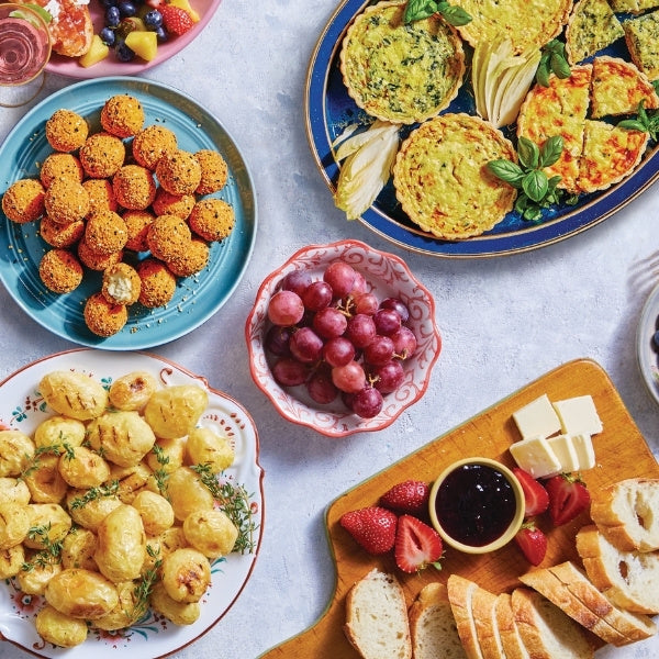 Easy breezy family-style brunch