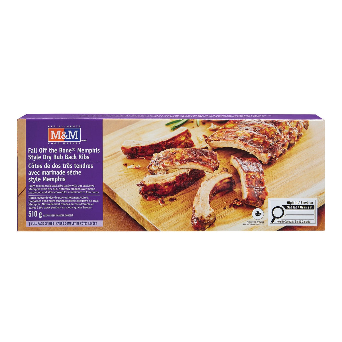 Côtes de dos très tendres avec marinade sèche style Memphis