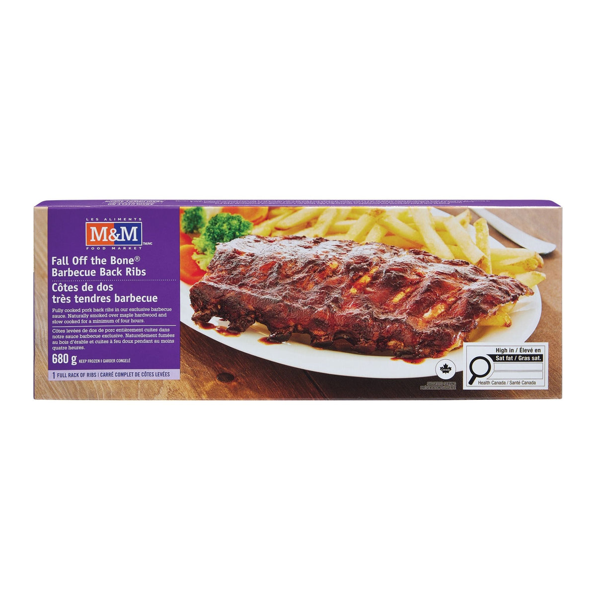 Côtes de dos très tendres barbecue