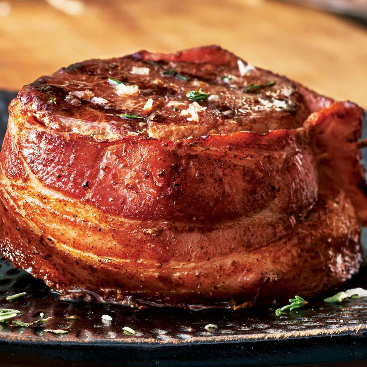 Bacon Wrapped Beef Filet Mignons