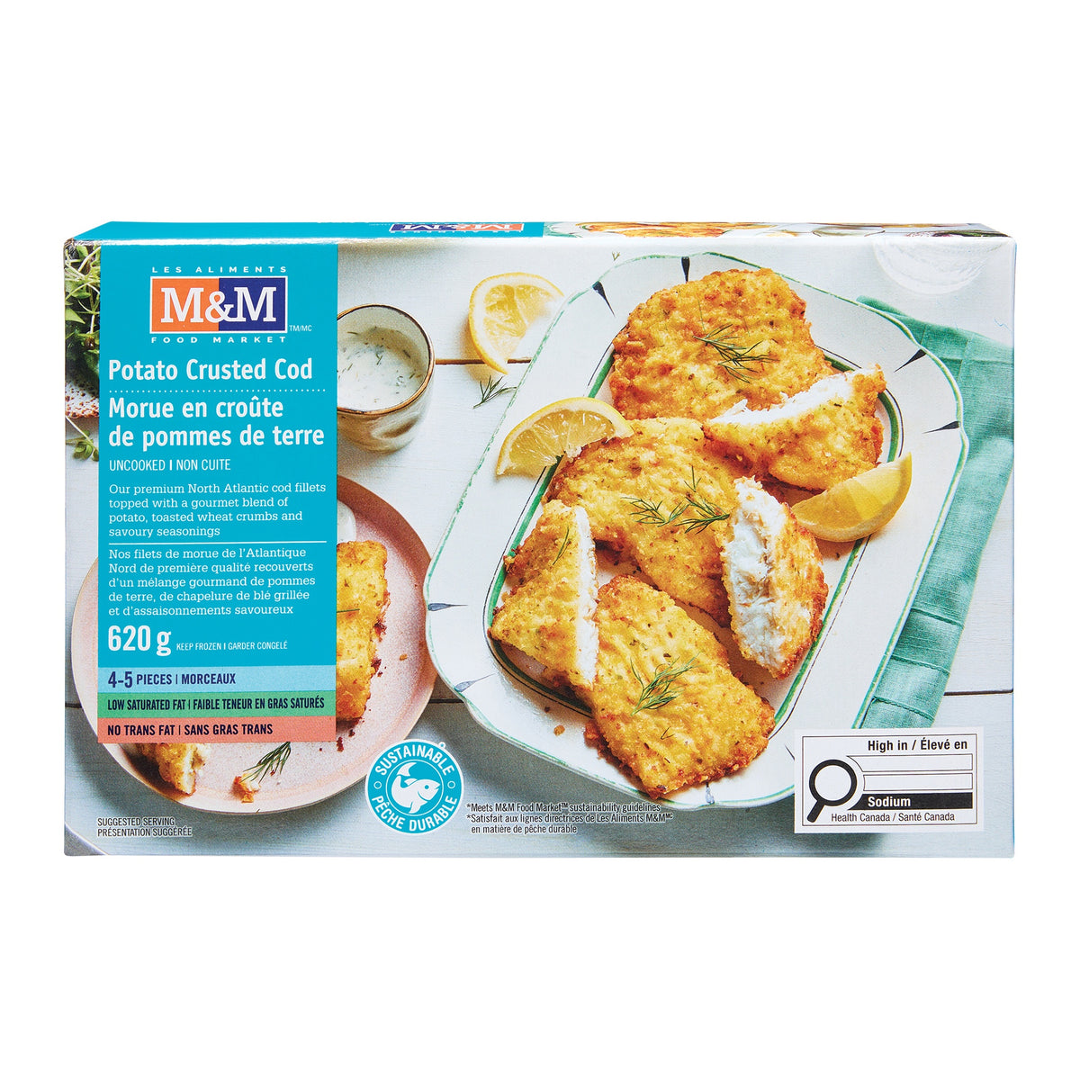 Morue en croûte de pommes de terre