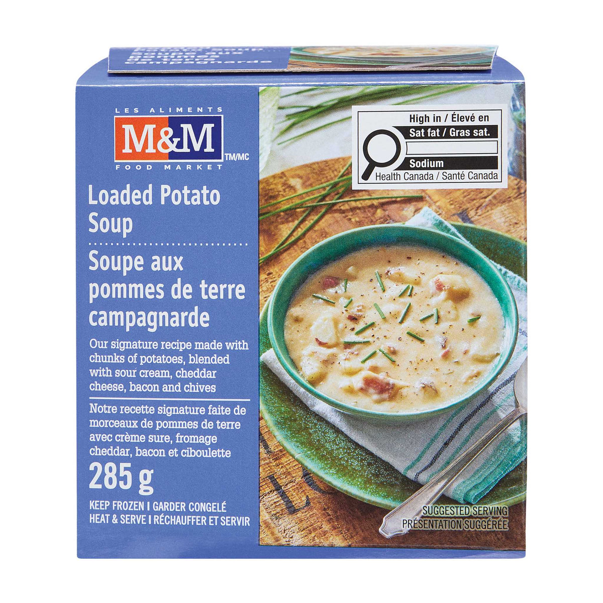 Soupe aux pommes de terre campagnarde