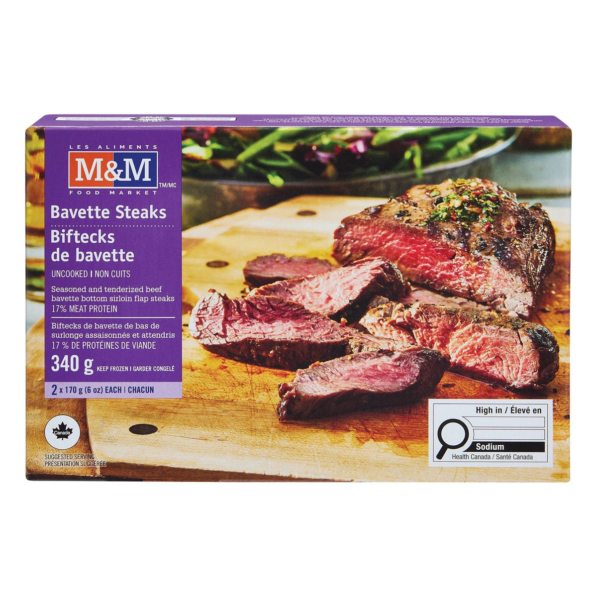 Biftecks de bavette