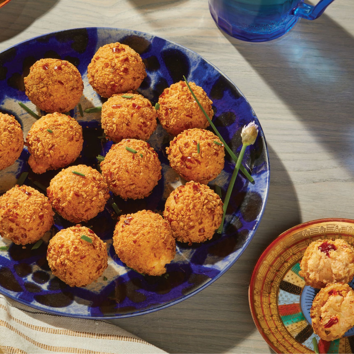 Hot Honey Cheese Bites
