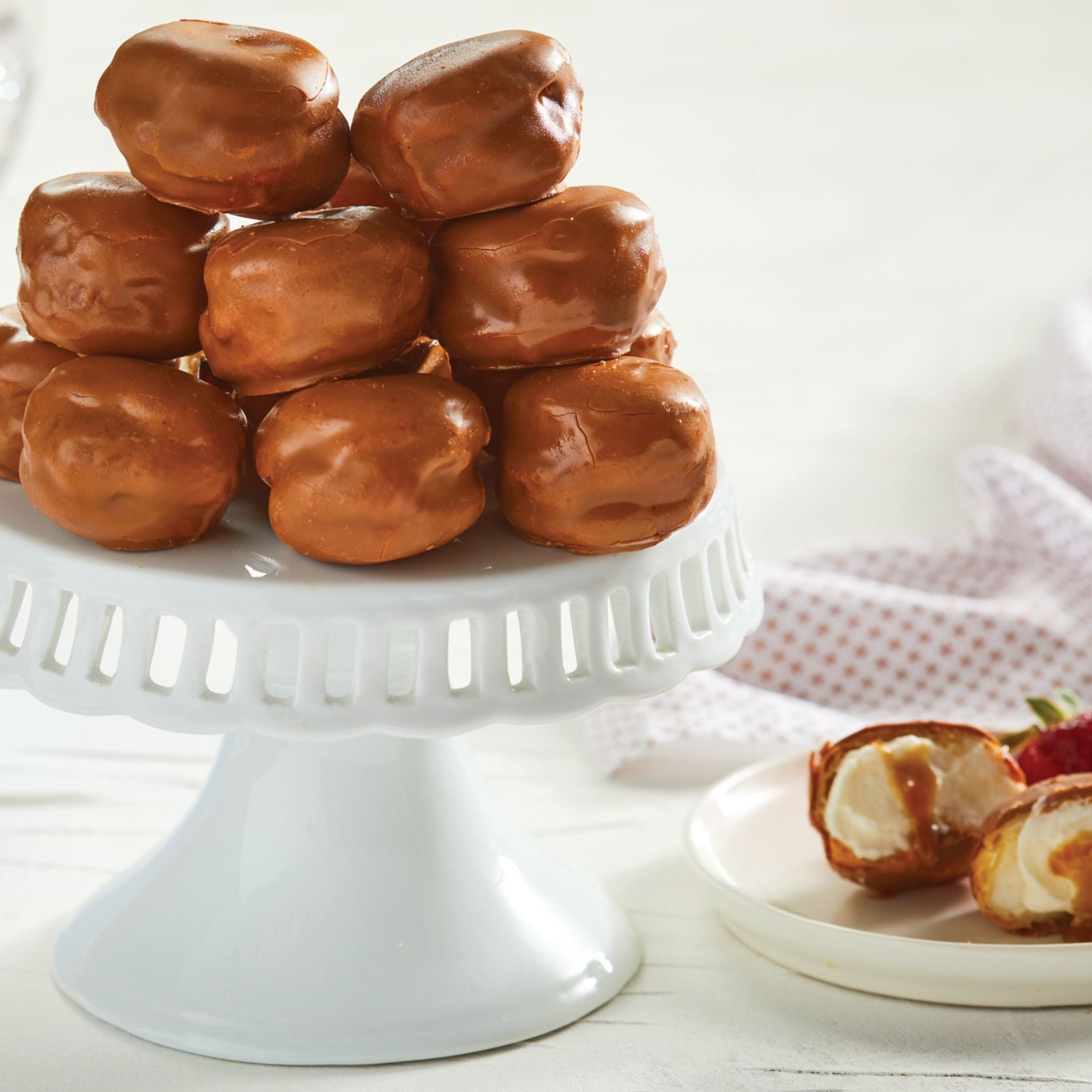 Caramel Cream Puffs