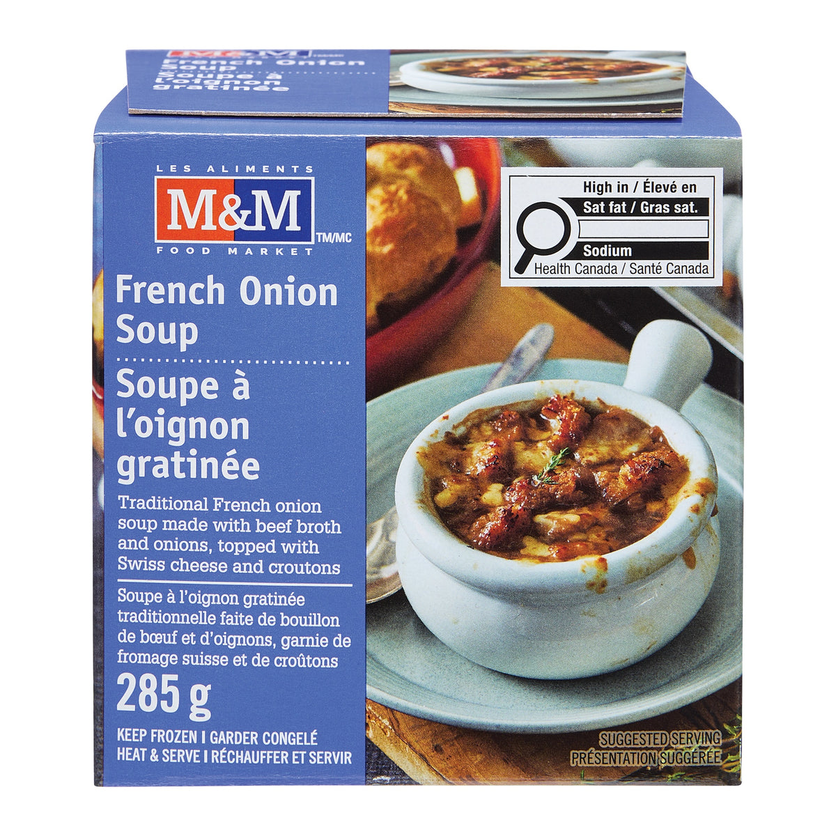 Soupe à l’oignon gratinée