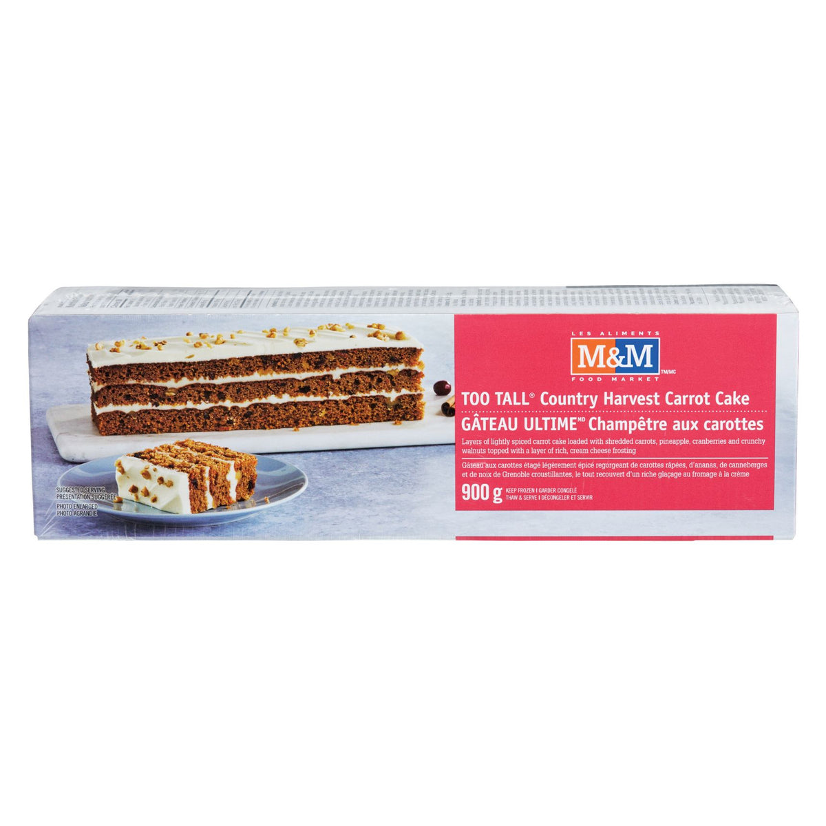 TOO TALL® Country Harvest Carrot Cake