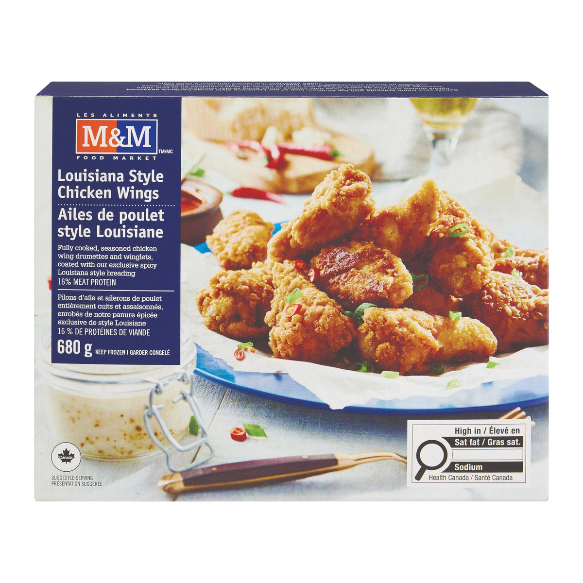 Ailes de poulet style Louisiane