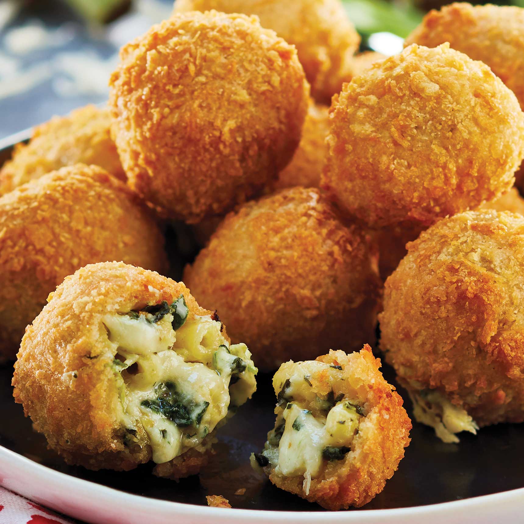 Artichoke Mac & Cheese Bites