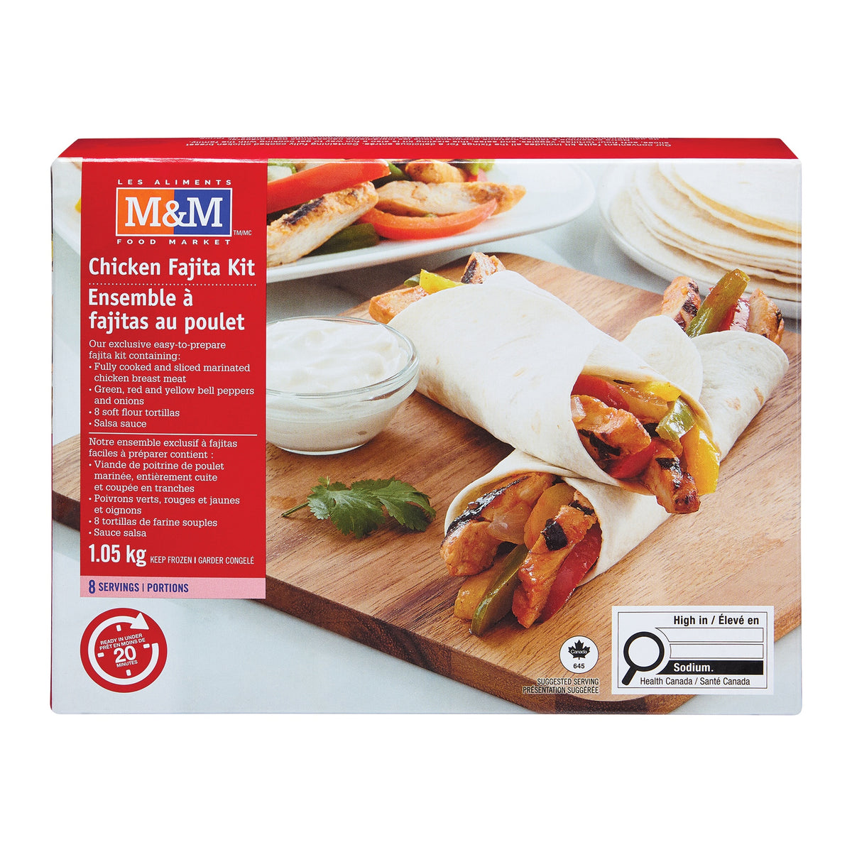 Ensemble à fajitas au poulet