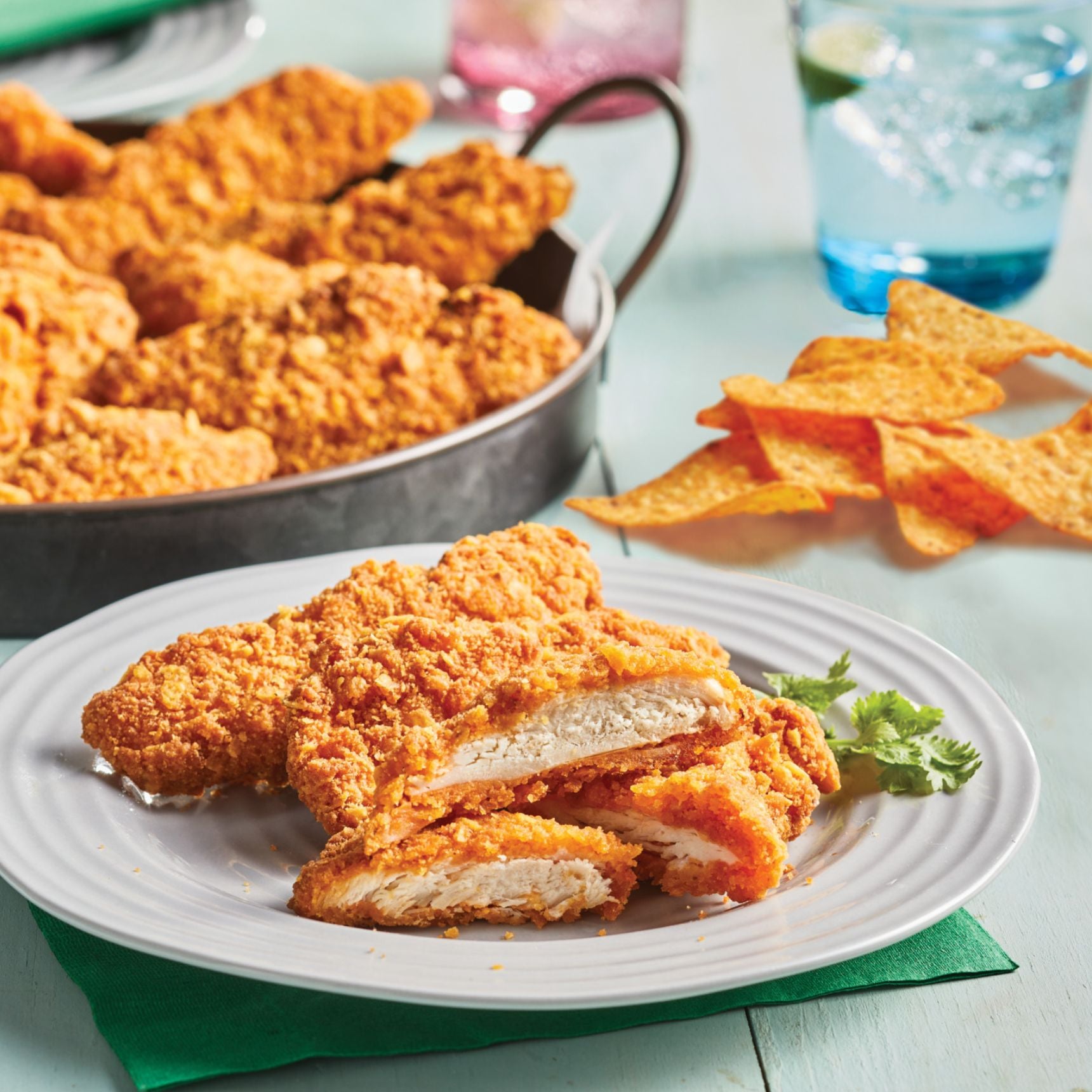 Cheesy Nacho Chicken Strips