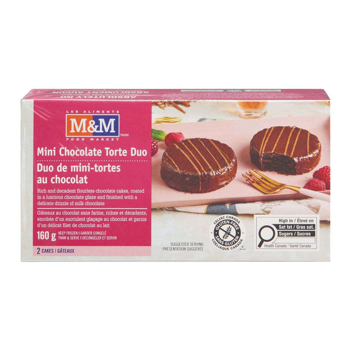 Duo de mini-tortes au chocolat
