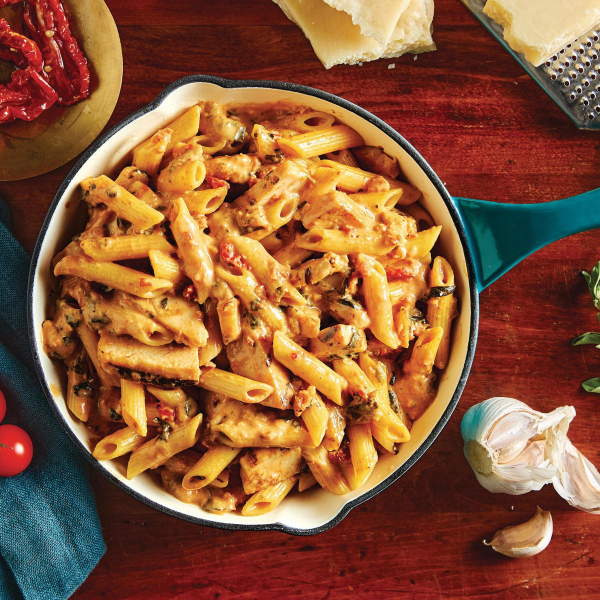 Creamy Tuscan Style Chicken and Pasta Kit