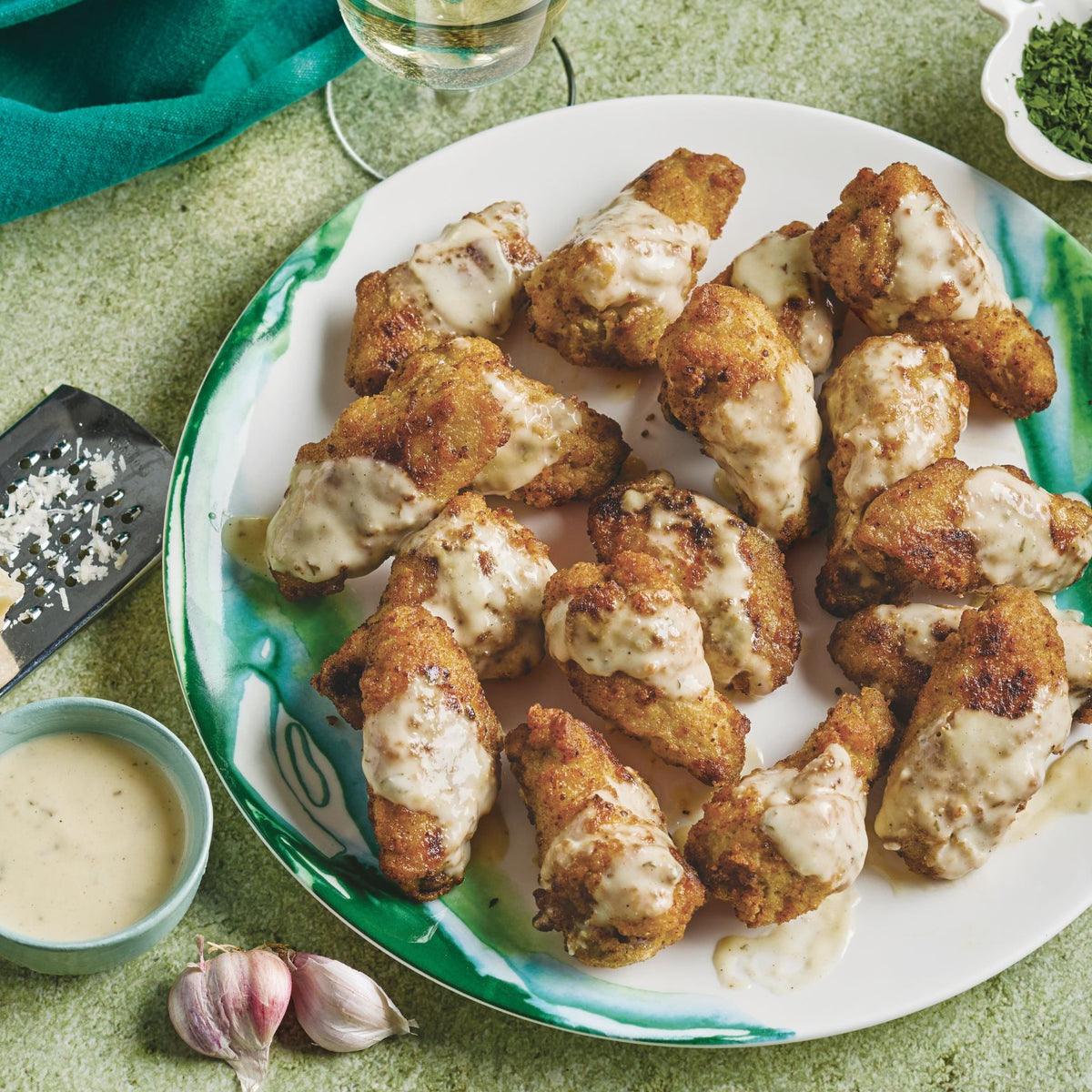 Garlic Parmesan Chicken Wings