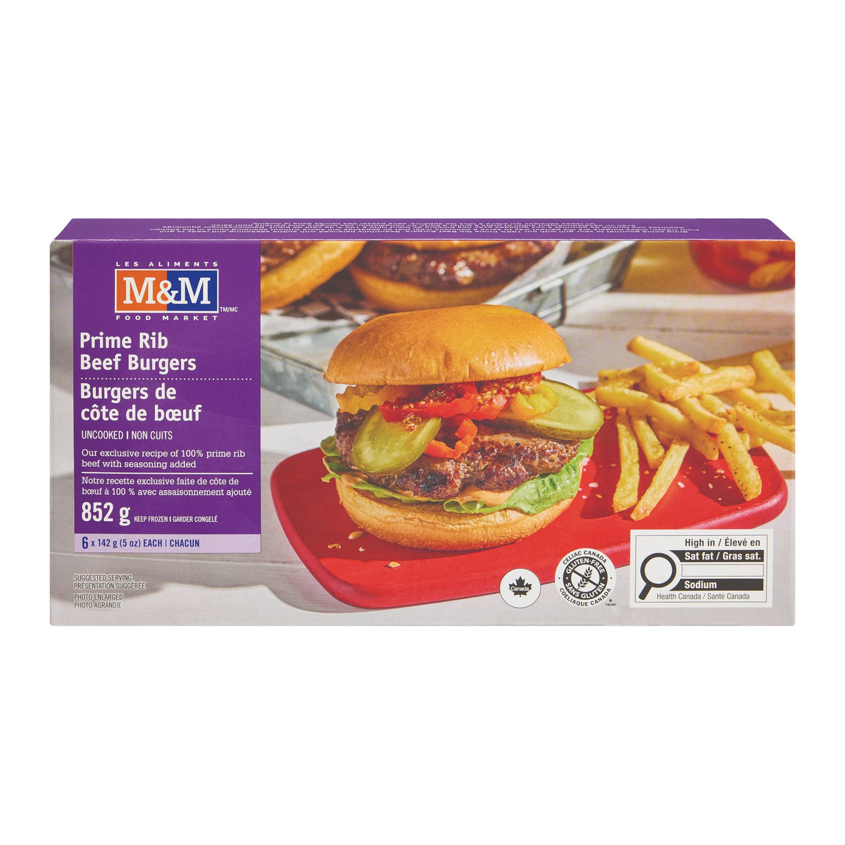 Burgers de côte de bœuf