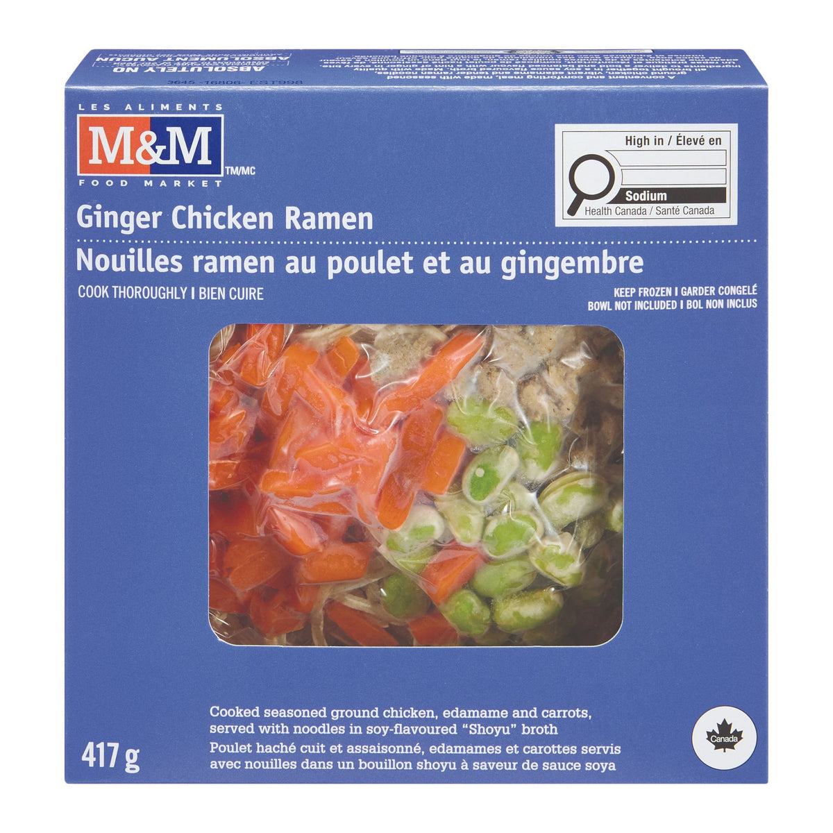 Nouilles ramen au poulet et au gingembre