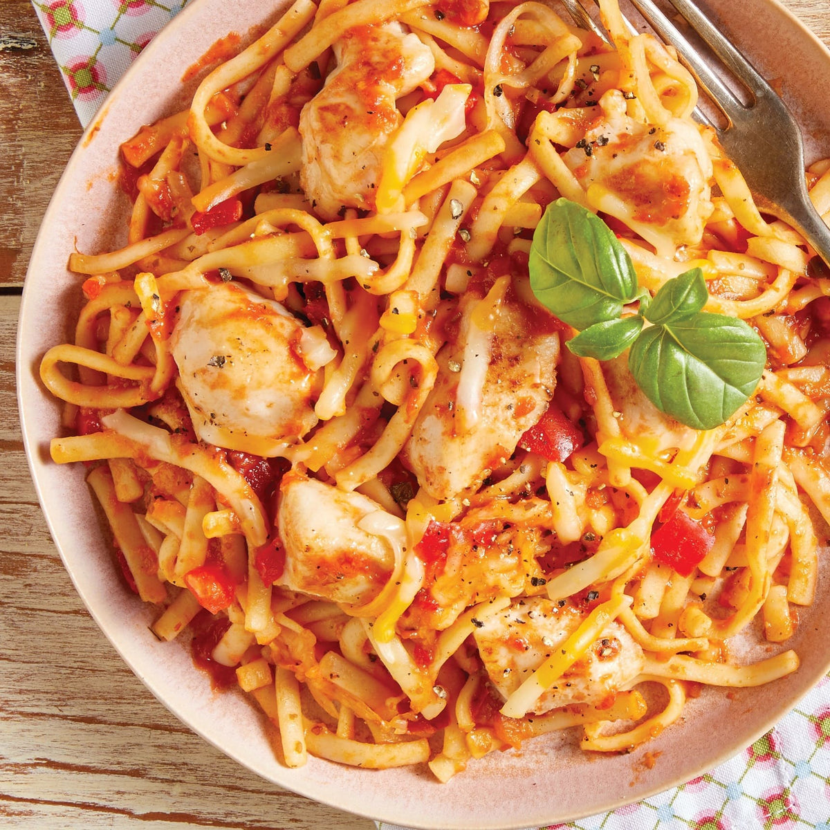 Chicken Linguine with Parmesan