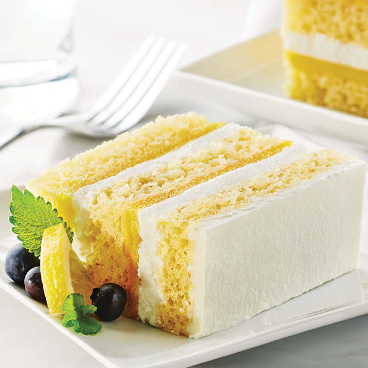 TOO TALL® Lemon and Cream Cake