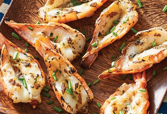 Crevettes à l’ail