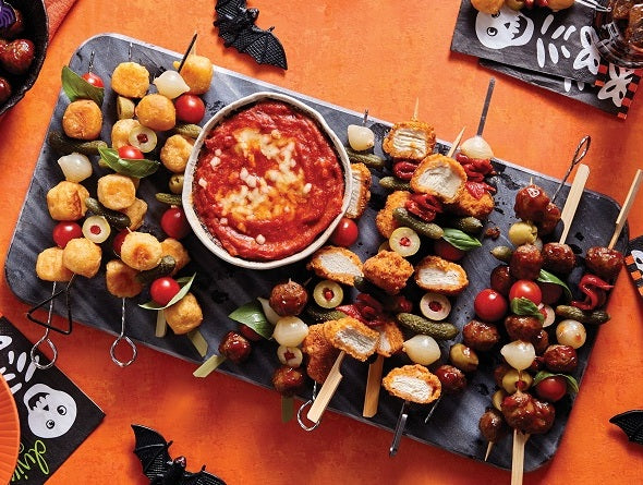 Brochettes salées style Halloween