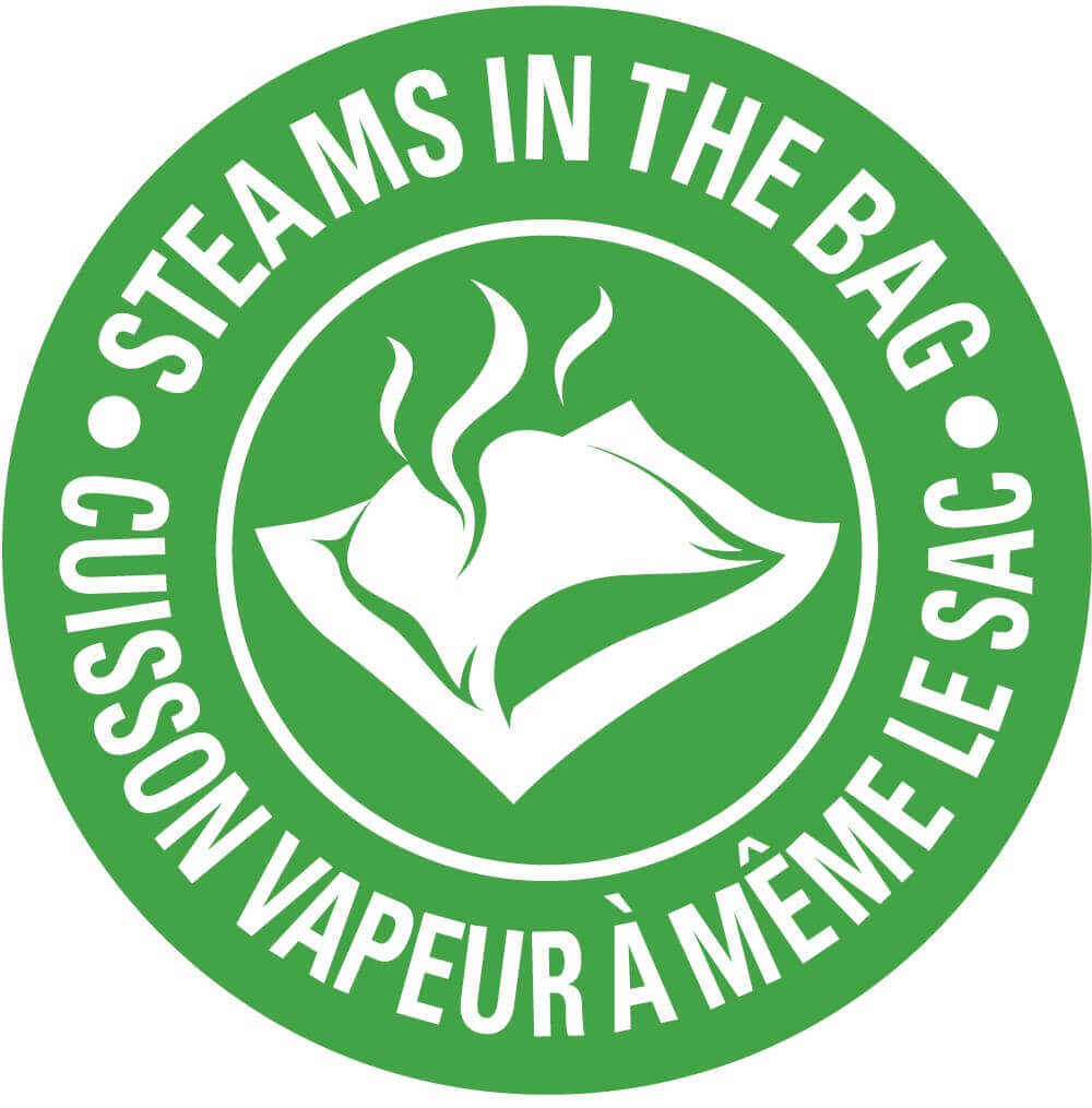 Cuit à la vapeur dans son sac